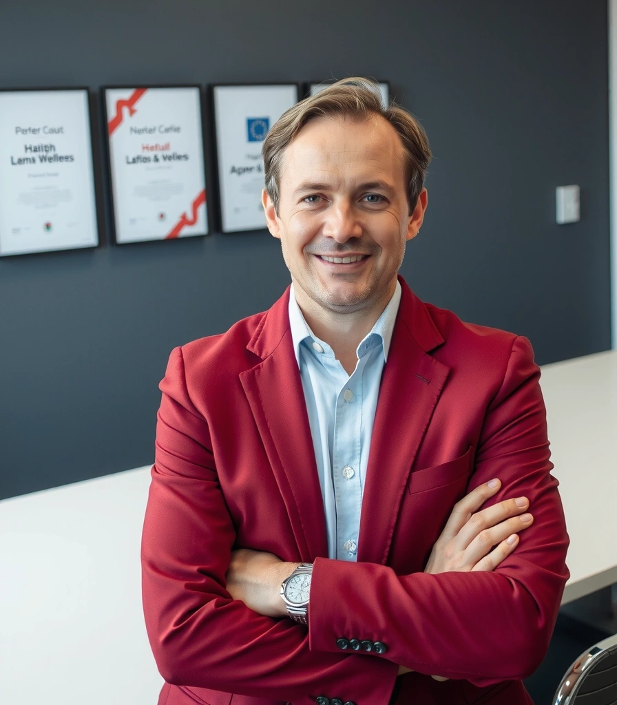 Portrait des VitalBalance Österreich Beraters in professioneller Umgebung